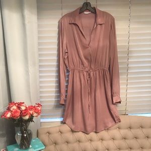 LUSH Blush Shirt Dress size XL